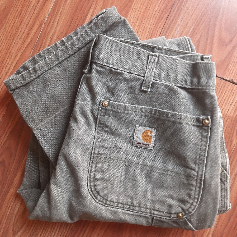 32×34 Authentic Distressed Made in USA Carharrt Dungaree